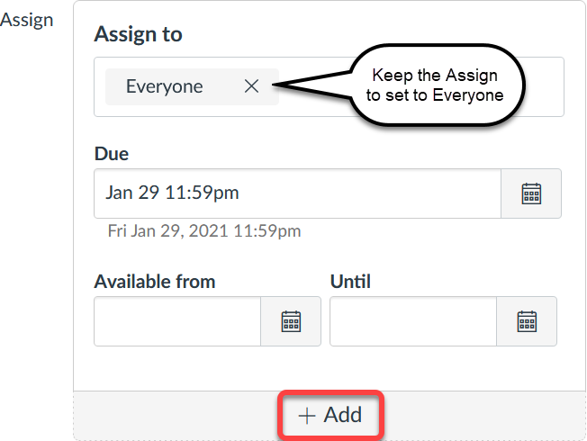 Extended Course Access – Canvas